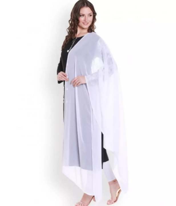 White%20Crinkle%20Chiffon%20Dupatta%20For%20Girls/Ladies-Overlocked%20-%20Image%204