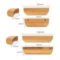 Modern Simple Wardrobe Door Solid Wood Handle Drawer Cabinet Handle Beech Varnish Wooden Handle Sunlight Super Store. 