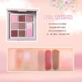 G TALES Gogo Dance Nine Gradual Change eye shadow Plate Summer Daily Earth Color Highlight powder blusher. 