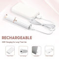 WISCOBUY Rechargeable Painless Facial Hair Remover for Women | USB Electric Shaver with LED Light | Lipstick-Shaped Portable Eyebrow, Lip, Chin & Upper Lip Trimmer | Original Finishing Touch Flawless Hair Removal | Imported & Original for Girls & Ladies. 