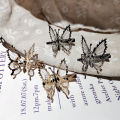 1 Pcs The Moving Butterfly Hairpin Cute Gold Hair Accessories Vintage Barrettes. 