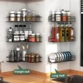 Bathroom Shelf Shower Shelves Shampoo Storage Rack Kitchen Storage Holder Punch-Free Wall Mounted Organizer Bathroom Accessories. 