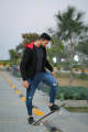 31 inches skateboard. 