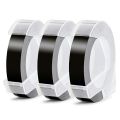 7Pcs Embossing Tape -Adhesive 3D Plastic 9mm x 3.0m Label Maker Tape Compatible with Dymo Junior Label Maker. 