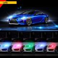 Car Remote Control head light parking bulbs multi color & Flasher, Multi LED Bulb Parking lights T10 Multi Color light RGB. 