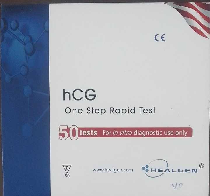 Easy Pregnancy HCG Test Kit by Healgen – 50 Test Strips, Quick & Reliable Pregnancy Test