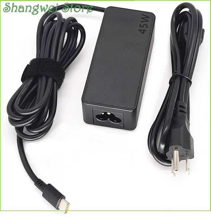 45W Type USB C Replacement Charger for Lenovo GX20M33579 4X20M26268 Chromebook 100e 300e 500e C330 S330 for ThinkPad T480 T480s T580 T580s E480 E580 Power Charger Cord