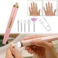 Professional Manicure & Pedicure Kit, Cordless Nail Drill Machine, 20000RPM,6Pcs Bits, 4 Speed, Electric Nail File Set, Nails Care Kits, Manicure Pedicure Tools. 