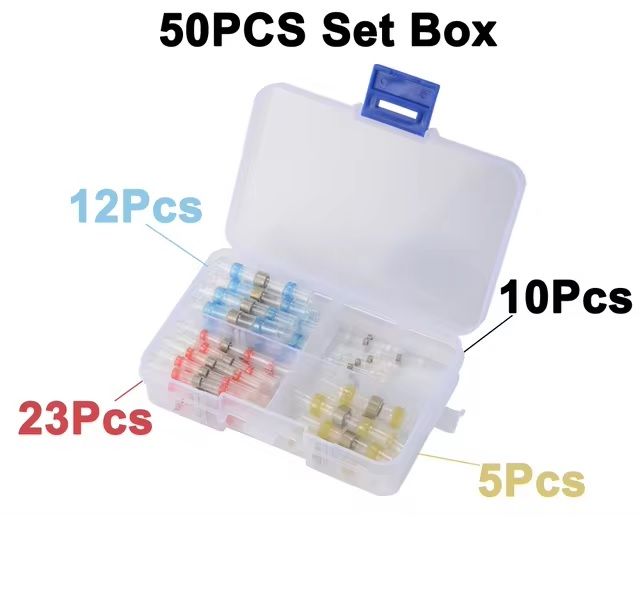 500-Piece Waterproof Heat Shrink Solder Seal Wire Connectors - Foto 4