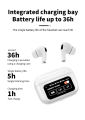 A9 pro Touch Screen Wireless airpods ANC with HD display Gaming mode For pubg And High Sound Qulaity Bass Earbuds Headphones Hedset  ANC Wireless Earbuds With Bluetooth 5.0, LCD Display, Super Bass And Pop-Up Feature. 
