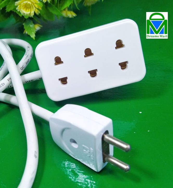 DreamsMart%20AC%20250V/10A%20Extension%20board%20with%209%20Feet%20pure%2040/76%20copper%20wire%203%20sockets%20extension%20Board%20power%203-Ways%20Electric%20Power%20Supply%20-%20Image%202