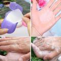 20pcs Portable Disposable Soap Paper Mini Portable Travel Soap Paper Sheets Hand Washing Bath Toiletry Paper Soap for Outdoor, Camping Hiking. 