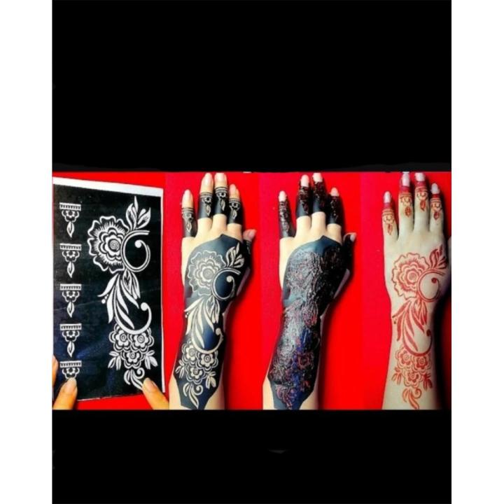 Mehndi stickers / Mehndi designs / Mehndi papers / Mehndi Stencils (1 pcs)