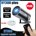 HY300, HY300 Pro & HY300 Plus Android Projector 200/260 ANSI Android 11 4K 1280*720P Dual Wifi6 BT5.0 Allwinner H713 Home Cinema Outdoor Indoor Projector. 