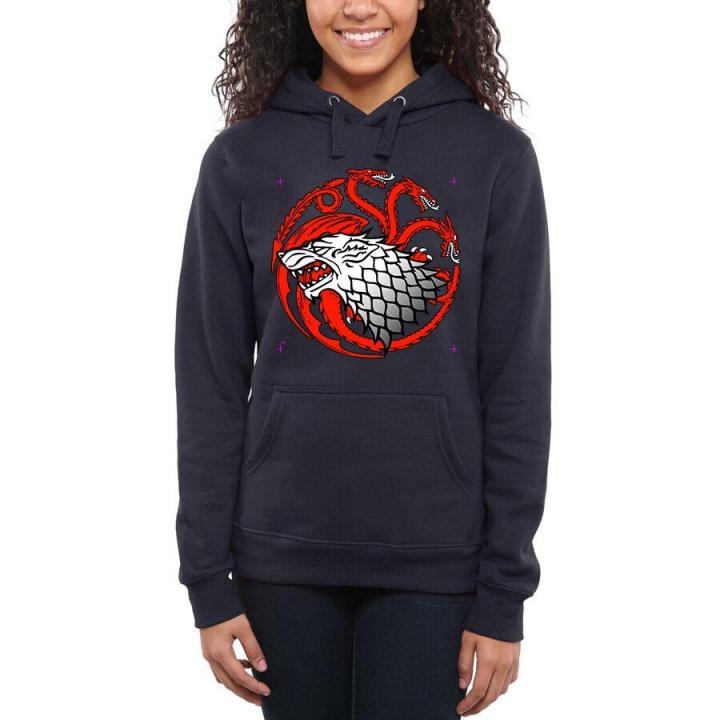 Navy Blue Dragon Fleece Pullover Kangroo Winter High Quality Hoodie