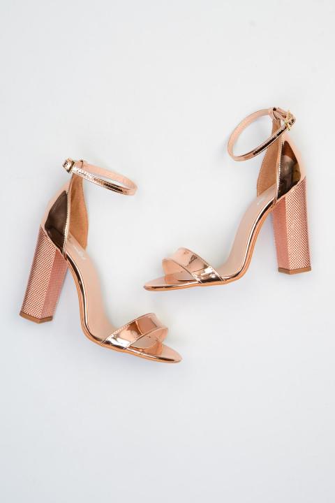 Bambi Pink Women's Heeled Shoes F0363791239