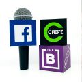MIC Logo Mic Hud  /Mic Flags/ News Mic Logo/ Media Mic Logo. 