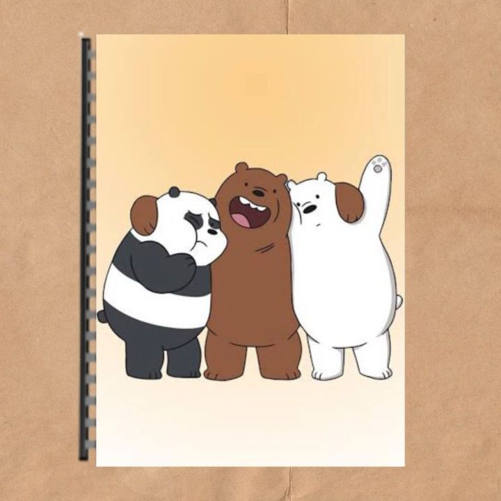 WE BARE BEARS A4 NOTEBOOK ARTICLE 2 (2550) | Daraz.pk