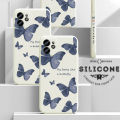 Jizetin for Samsung Galaxy J5 Prime Back Cover Butterfly Flying Side Design Cases Soft Liquid Silicone Mobile Phone Case. 