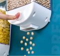1PC Wall Mounted Whole Grain Rice Storage Tank, Pressed Grains, Wall Mounted Dry Food Dispenser,  1500ML Whole Grain Storage Boxes. 