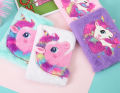 Unicorn Fluffy Stuff Diary For Kids. 