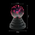 Glass Plasma Ball Sphere USB Glitter Party Lamp For Kids New Year Plasma Night Light Touch Sensitive Desk Novelty Lamp. 