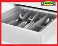 IKEA Smacker Cutlery Tray Drawer Organizer with Nonslip Sections. 