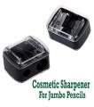 Cosmetic Jumbo Pencil Sharpener For Eyebrow Eyeliner 2 Holes. 