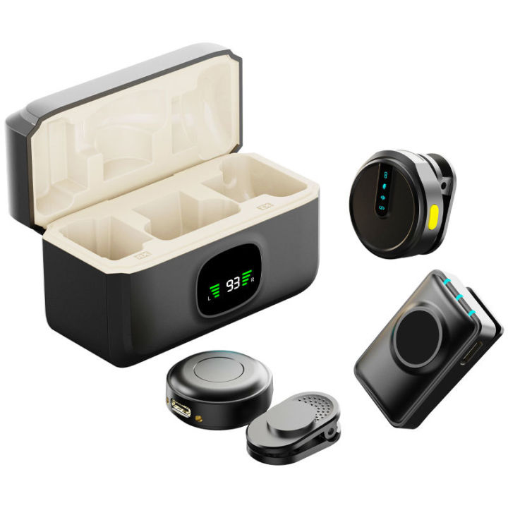 Cross-Border%20New%20Arrival%20Wireless%20Magnetic%20Collar%20Clip%20Microphone%20Outdoor%20Live%20Interview%20Noise%20Reduction%20Radio%20Reverb%20Bluetooth%20Microphone%20-%20Image%205