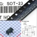 10pcs 2SC3356-T1B R25 NPN Silicon RF Transistor SOT-23. 