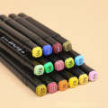 Double Tip Markers ( 2in 1 ) - Set Of 24 - 36 - 48 - 60 - 80. 