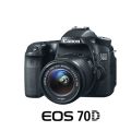 DSLR CAMERA 70D WITH KIT LENS. 