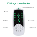 EMS Electric Muscle Therapy Stimulator 6 Modes Tens Unit Machine Meridian Physiotherapy Pulse Abdominal Prostate Body Massager. 