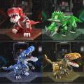 Luminous Dinosaur Mechanical Fierce Tyrannosaurus Compatible with Lego Assembled Building Blocks Children Boys' Toys. 