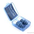 1 pair Silicone Ear Plugs Anti Noise Snore Earplugs Comfortable For Study Sleep. 