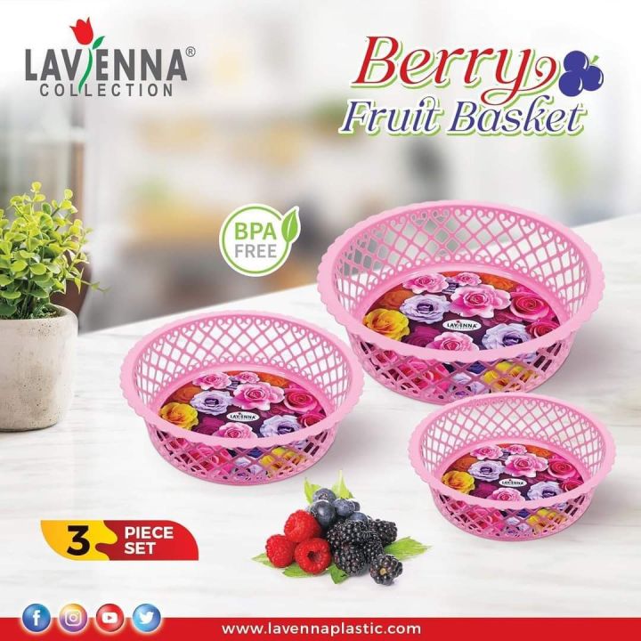 Berry Fruit Basket Set (3 in 1)
