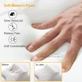 Car Seat Neck Pillow Headrest Pillow Cervical Pillow Back Cushion Neck Pain Relief Memory Foam Lumbar Support Cushion for Car Seat Office Chair. 