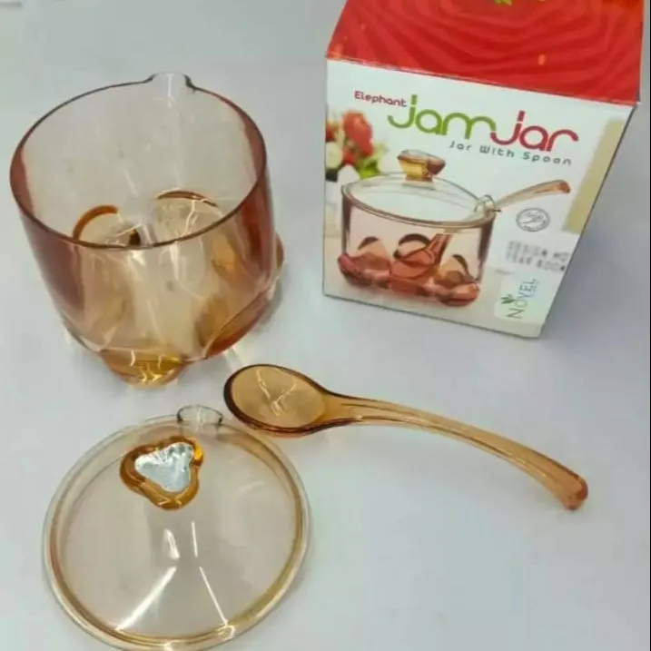 Plastic%20Novel%20Jam%20Jar%20Elephant%20Sugar%20pot%20with%20chammach%20Diamond%20Style%20Sugar%20Pot%20with%20chamach%20Super%20Clear%20Crystal%20Material%20Sugar%20Bowl%20with%20Spoon%20and%20Lid%20and%20Lid%20300ml%20blue%20brown%20Green%20Purple%20cheeni%20shukar%20dan%20kitchen%20Pot%20-%20Image%2010
