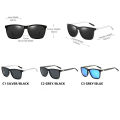 Class Square olarized Sunglasses en igh Quality etal Sun lasses ale Fashion or Anti lare riing Shades. 
