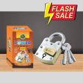 Power Lock Brass Wall 2 Plate 2 Inch 3 Key | Heavy Duty Aligarh Lock | Durable Brass Lock for Maximum Security | Strong and Reliable Lock for Home, Office & Industrial Use | Tamper-Proof Locking System. 