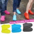 RNX Waterproof Silicone Gel Shoe Cover Rain Cusodie for shoes Reusable Rubber Gum Anti-slip Shoe Covers for Protection Boots. 