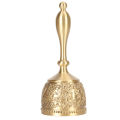 Brass Hand Call Bells Sturdy Handle Loud Ringing Bell For Weddings School Cl LLI. 