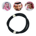 Traditional Arab Head Scarf Rope Versatile Men's Lightweight Arab Head Scarf Headband Embroidered Decorative Head Scarf Headband for Men Festivals Traditional events Arab-themed Parties Dance Performances Costume Occasions. 