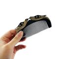 Retro Natural OX Cow Horn Dragon Phoenix Peacock Comb Hair Brush Health Scalp Massage Anti-static Combs Detangle Woman Gift. 