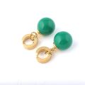 Potara Earrings Cosplay Charm Earrings And Green Eardrop Earrings Jewelry For Women Girls Lovely. 
