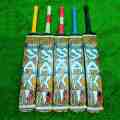 Saki New Edition Long Sixer Cricket Bat Cane Handle Tape Ball Tennis Ball Light Weight Bats Powerful Hitting Bat. 