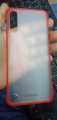 Samsung Galaxy A50 Frameless Case PC Case Hard Transparent Matte Back Cover  - Red. 
