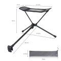 MeterMall Outdoor Folding Chair Footrest Leg Rest Universal Camping Chair Foot Rest For Outdoor Gardening Fishing Beach Hiking. 