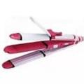 KEMEI 3 IN 1 PROFESSIONAL HAIR CURLER FOR GIRLS , CURLER, ROLLER , STRAIGHTER MULTI FUNCTIONAL. 