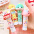 Kawaii Aesthetic stationery supplies office accessories stationery items cute Cartoon Hand Work Solid Color solid glue. 